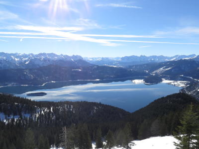 Blick auf den Walchensee