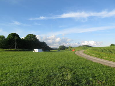 Unsere Zeltstadt und die Antenne